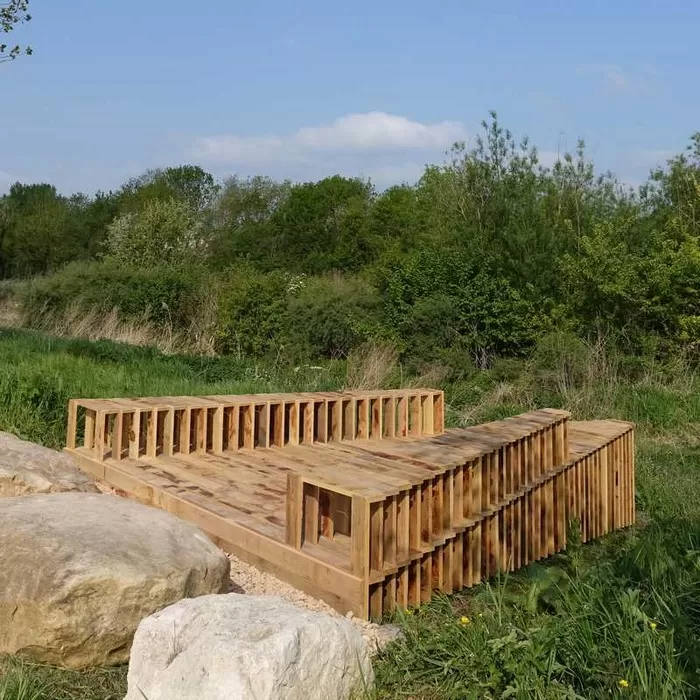 Fabrication et pose de ponton en bois, Clermont-Ferrand, AC Charpente