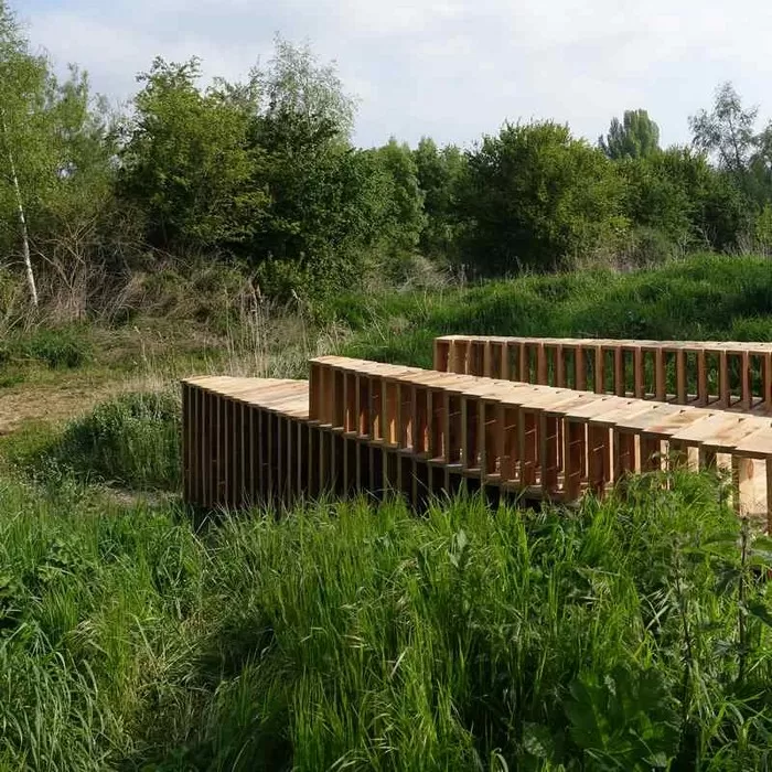 Fabrication et pose de ponton en bois, Clermont-Ferrand, AC Charpente